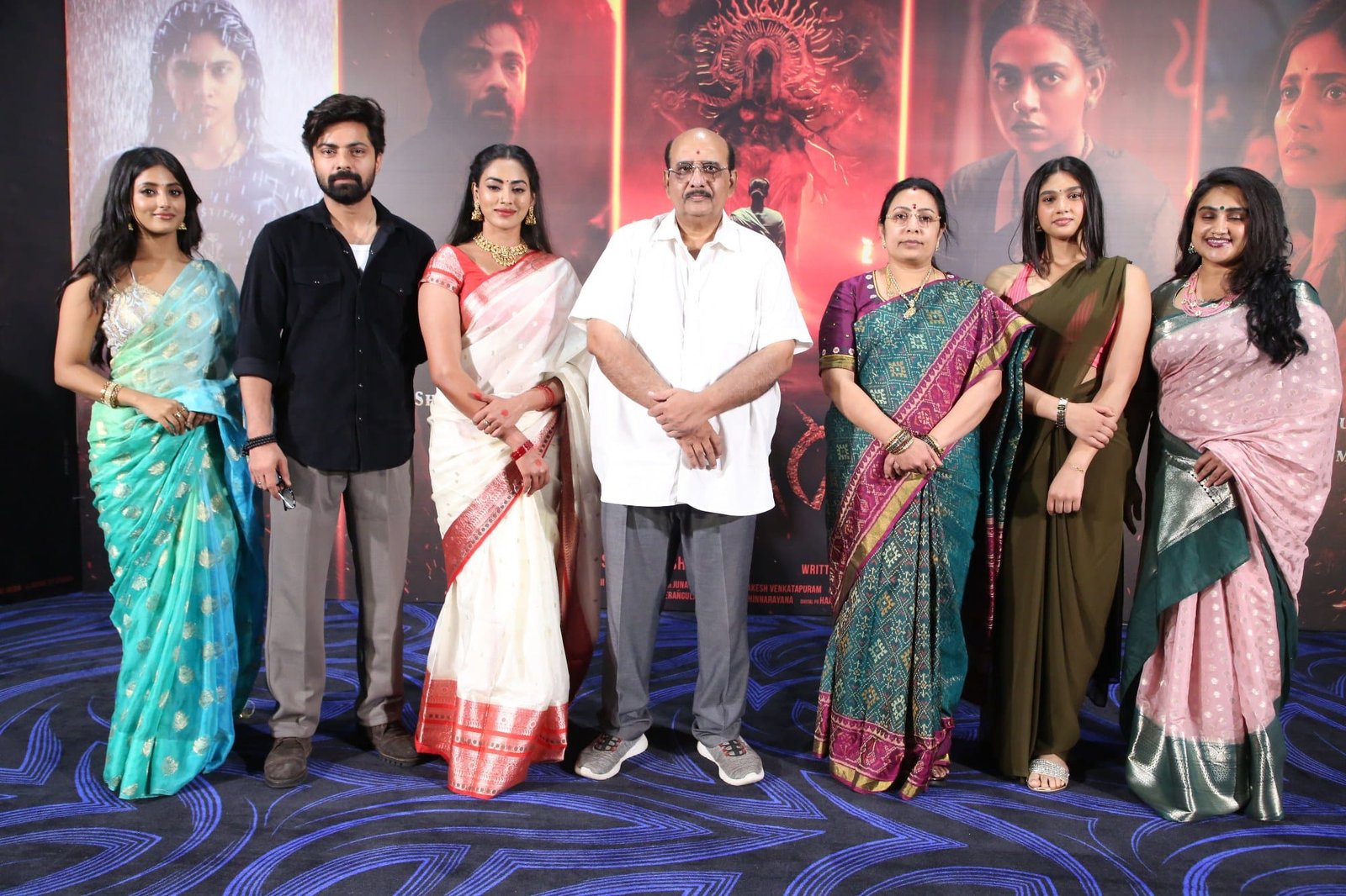 MS Raju's Agadha Movie Teaser launch Photos