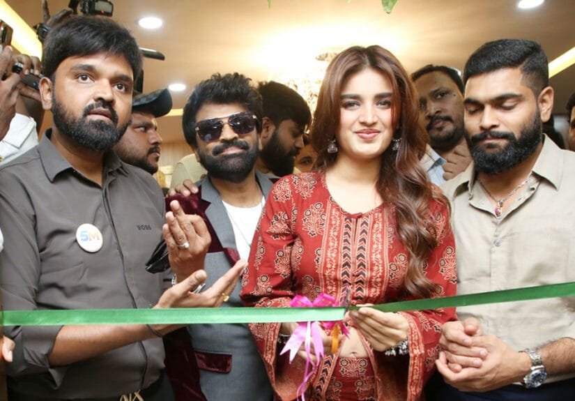 Nidhhi Agerwal Inaugurates Kolors 2.0 Wellness Centre in Kompally