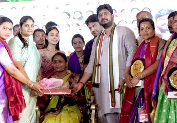 Mass Seemantham Ceremony for 2,000 Pregnant Women Held Under Jubilee Hills MLA Naveen Yadav’s Leadership